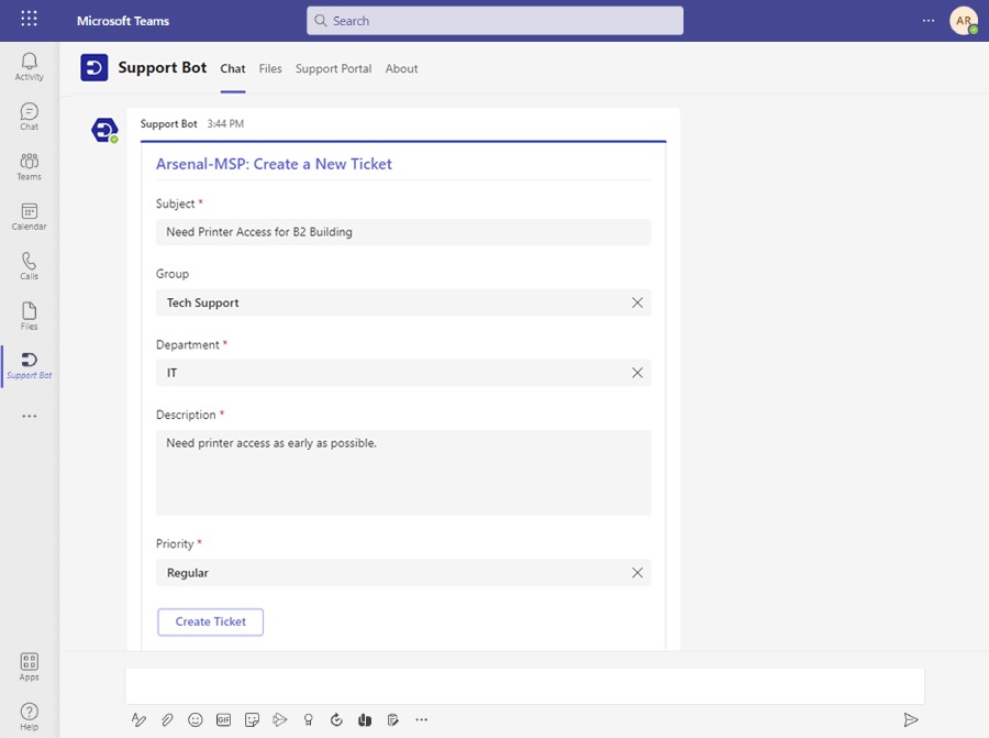 Conversational Ticketing