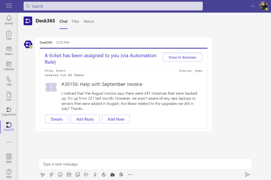 automation rule for agents upon ticket creation